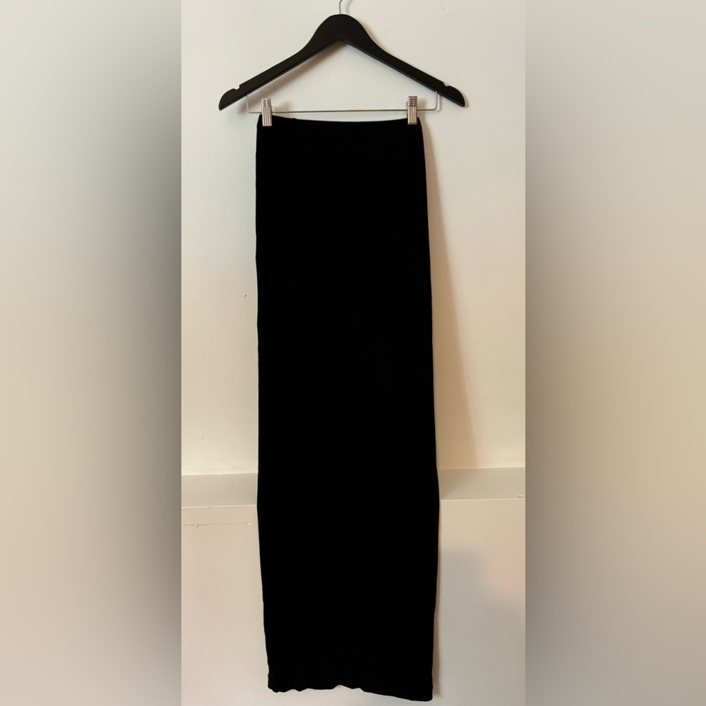 Stretch-Knit Maxi Skirt